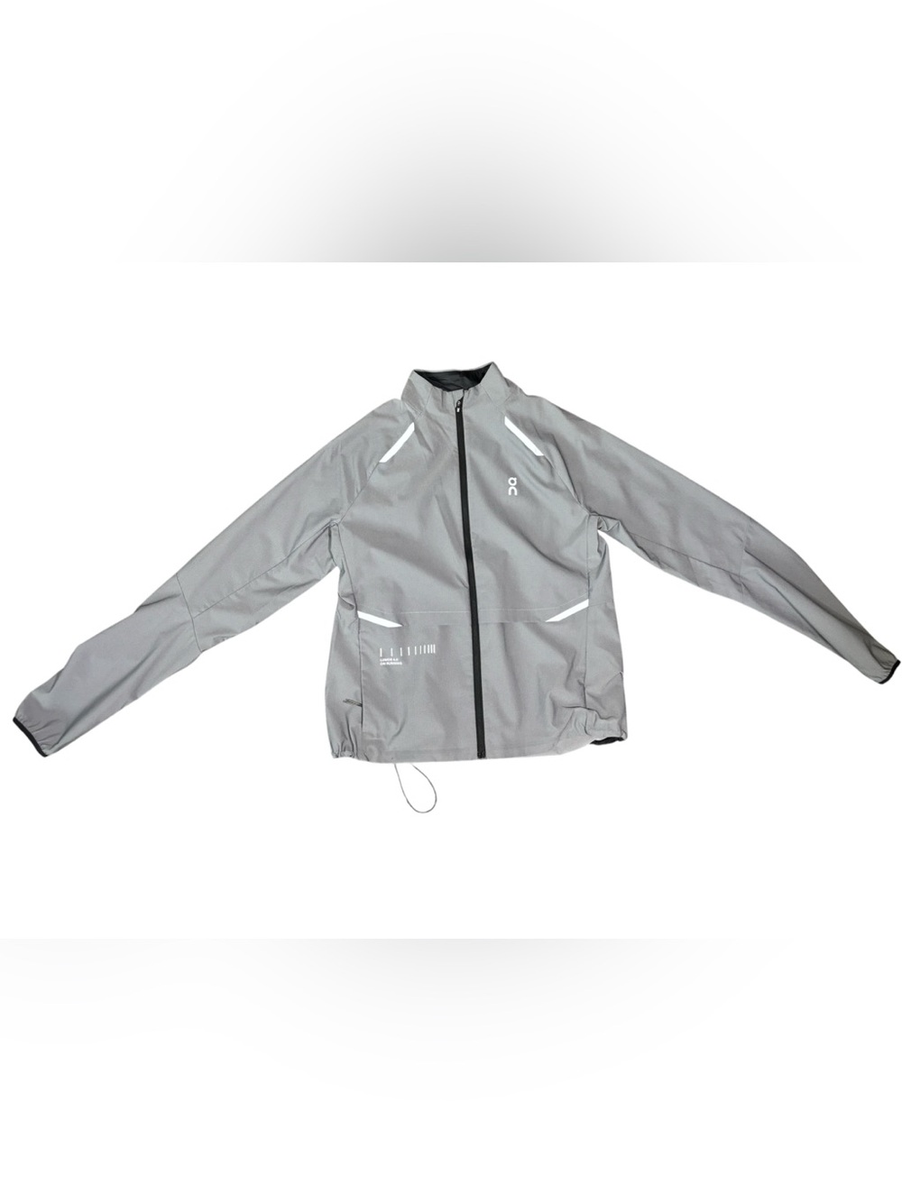 On Running Women's Light Gray Reflective Running Jacket